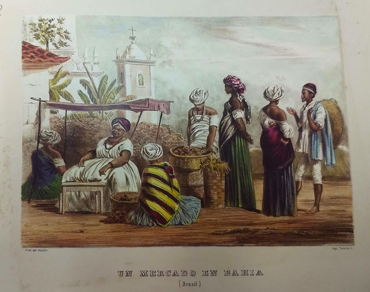 Mercado na Bahia - Jean Leon Palliére Ferreira - 1864