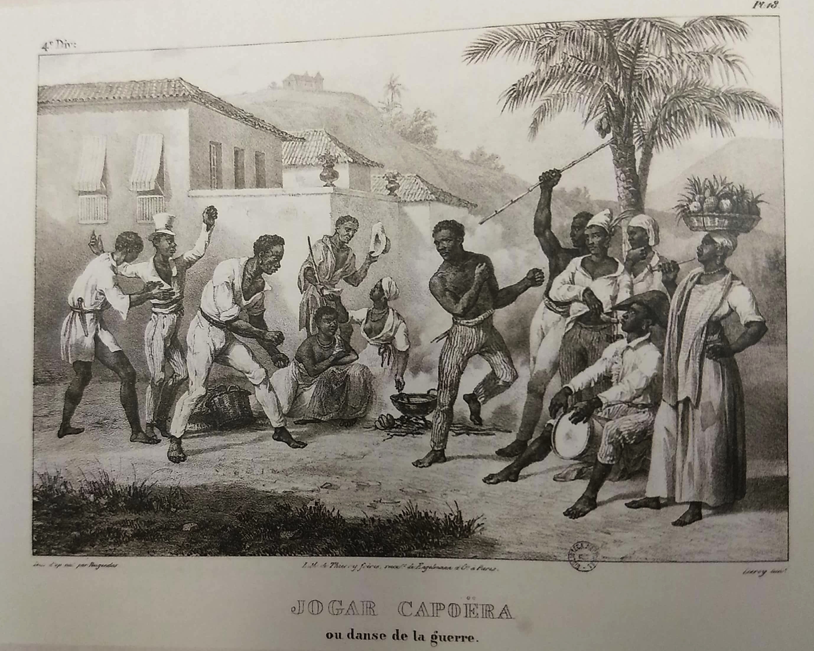 Jogar Capoeira - Rugendas - 1835