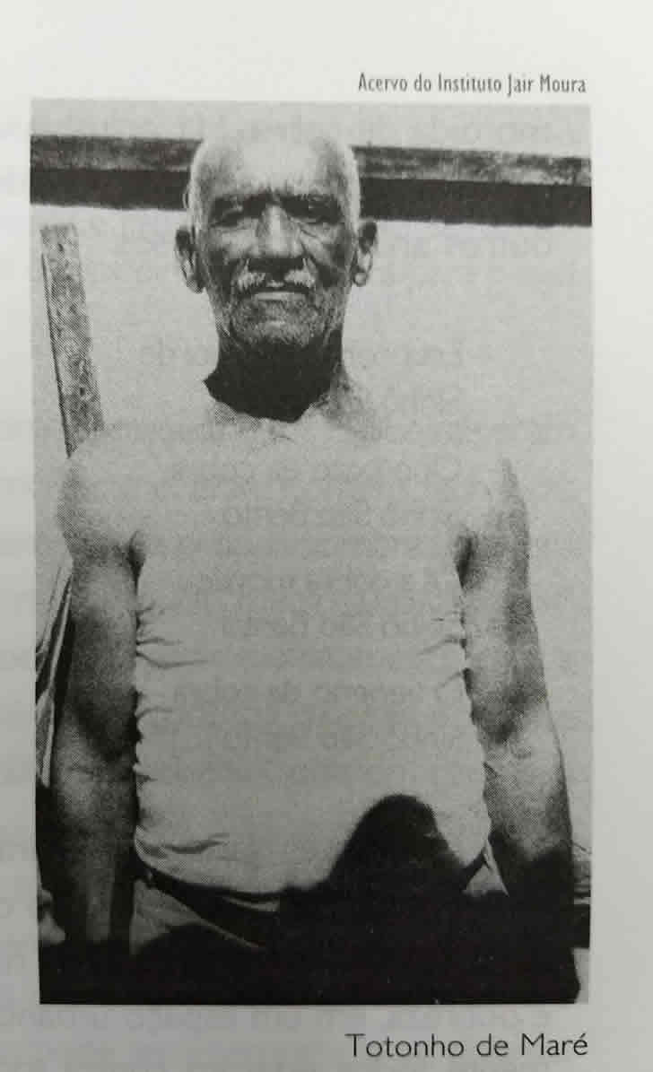 Totonho de Maré citado por Mestre Bimba em matéria de jornal - Livro Mandinga, Manha & Malícia - Adriana Albert Dias
