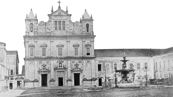 Terreiro de Jesus - 1858 - Foto Victor Frond